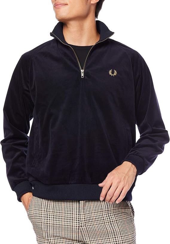 fred perry 夹克 velour track jacket f2637 男士